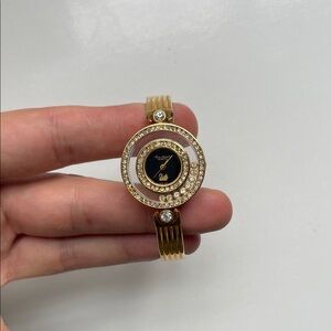 Swarovski Gold and Black Women's Watch